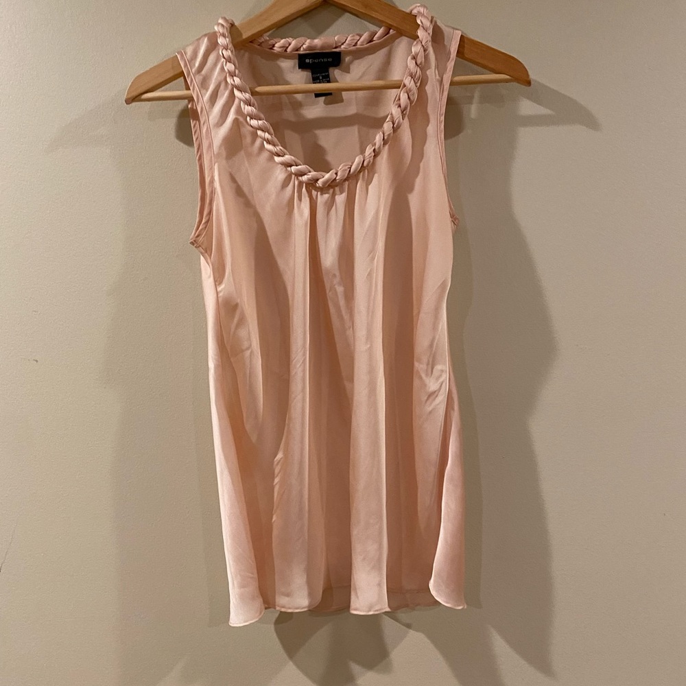 Spense Pink Sleeveless Blouse